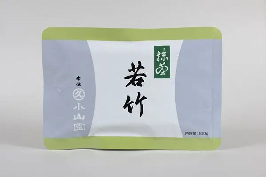 Marukyu Koyamaen WAKATAKE 100g Ceremonial Grade Japanese matcha resealable packet.