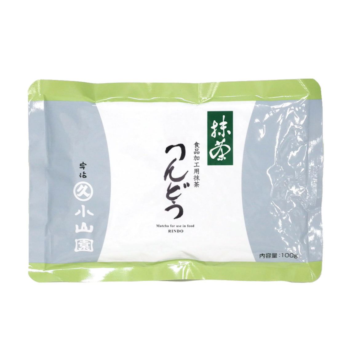 Marukyu Koyamaen RINDO 100g Ceremonial Grade Japanese matcha resealable packet.