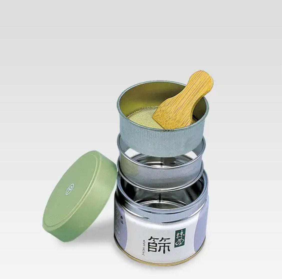 Marukyu Koyamaen Metal Matcha Sieve set.